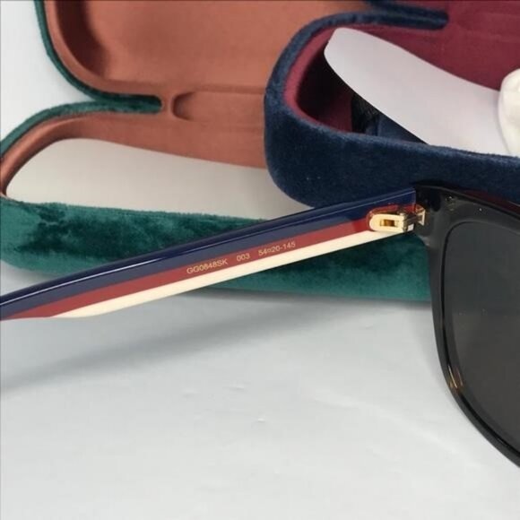 Model: GG0848SK 003' 💯 Original GUCCI Acetate GG Web Sunglasses Tortoise - Picture 11 of 11